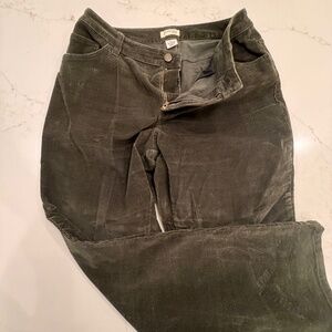 St. John’s Bay Stretch Women’s Brown Corduroy Bootcut Pants Size 12 Soft Vintage